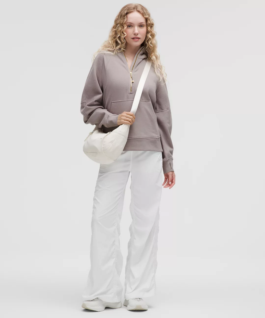 Scuba Oversized Half-Zip Hoodie *Long