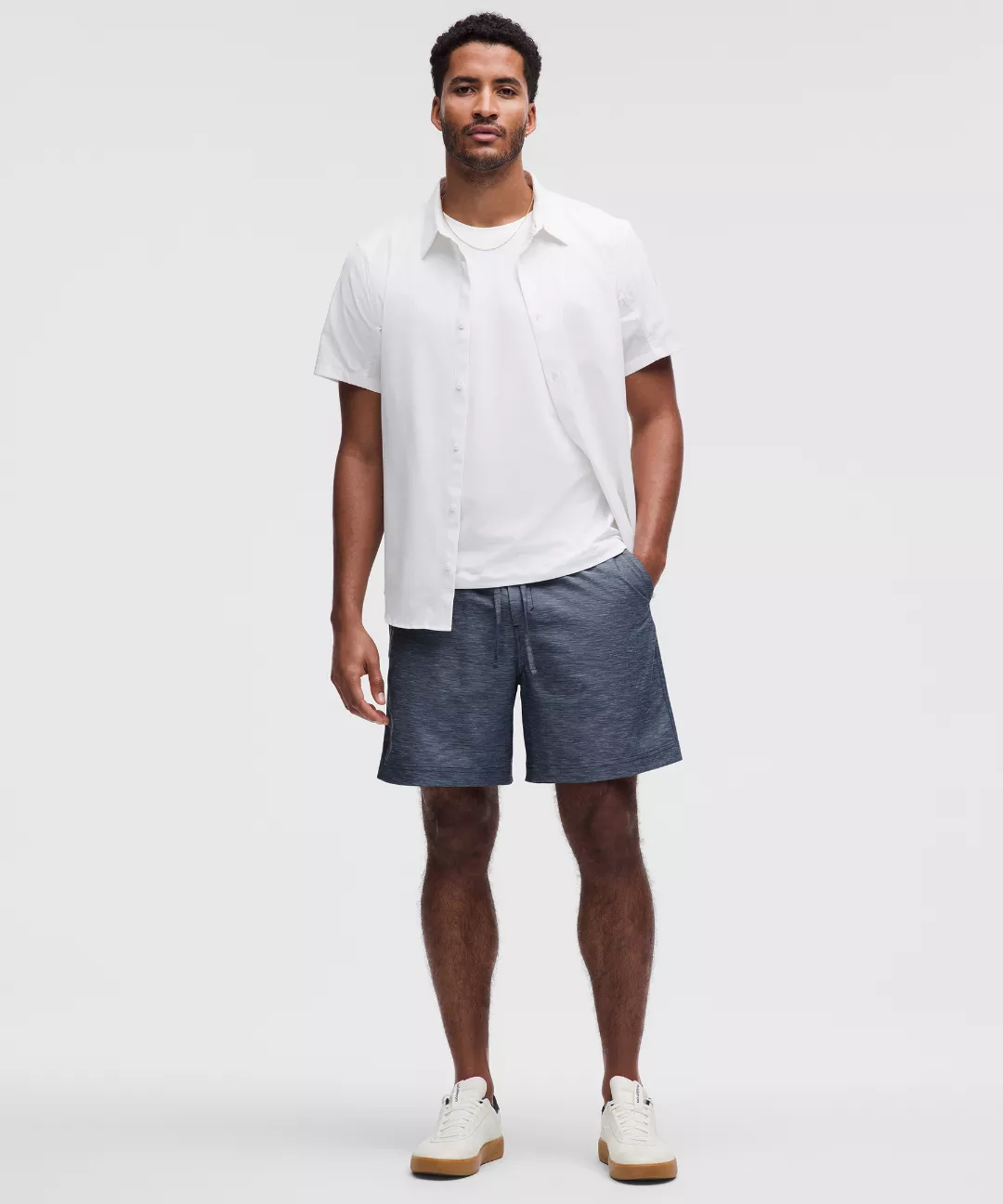 LuluLinen Pull-On Short 7"