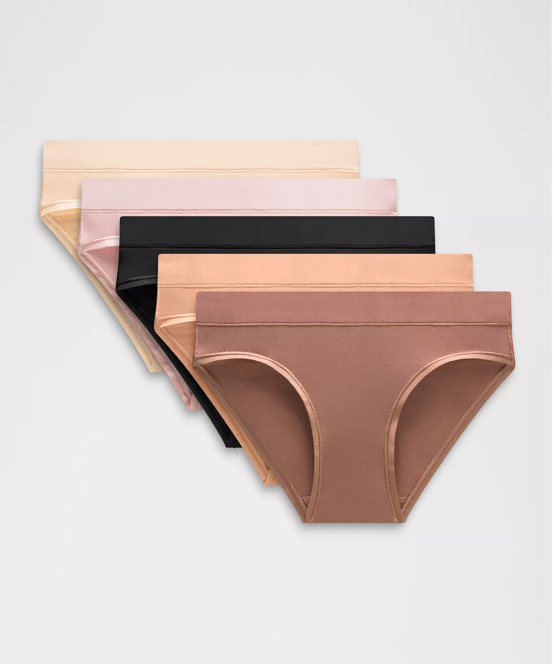UnderEase Mid-Rise Bikini Underwear *5 Pack