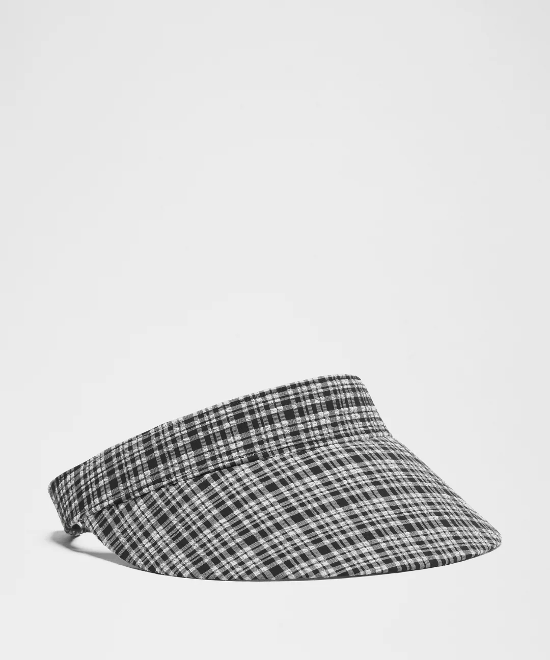 Women's Seersucker Check Removable Sweatband Visor