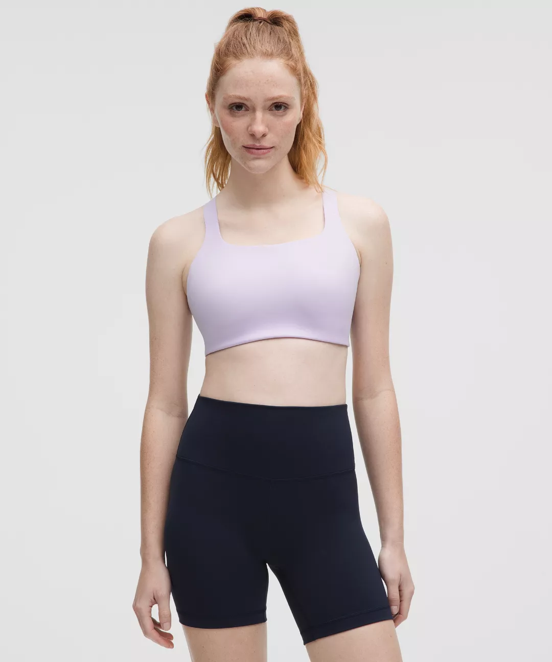 Ultralu Square-Neck Workout Bra *Medium Support, D/DD Cup