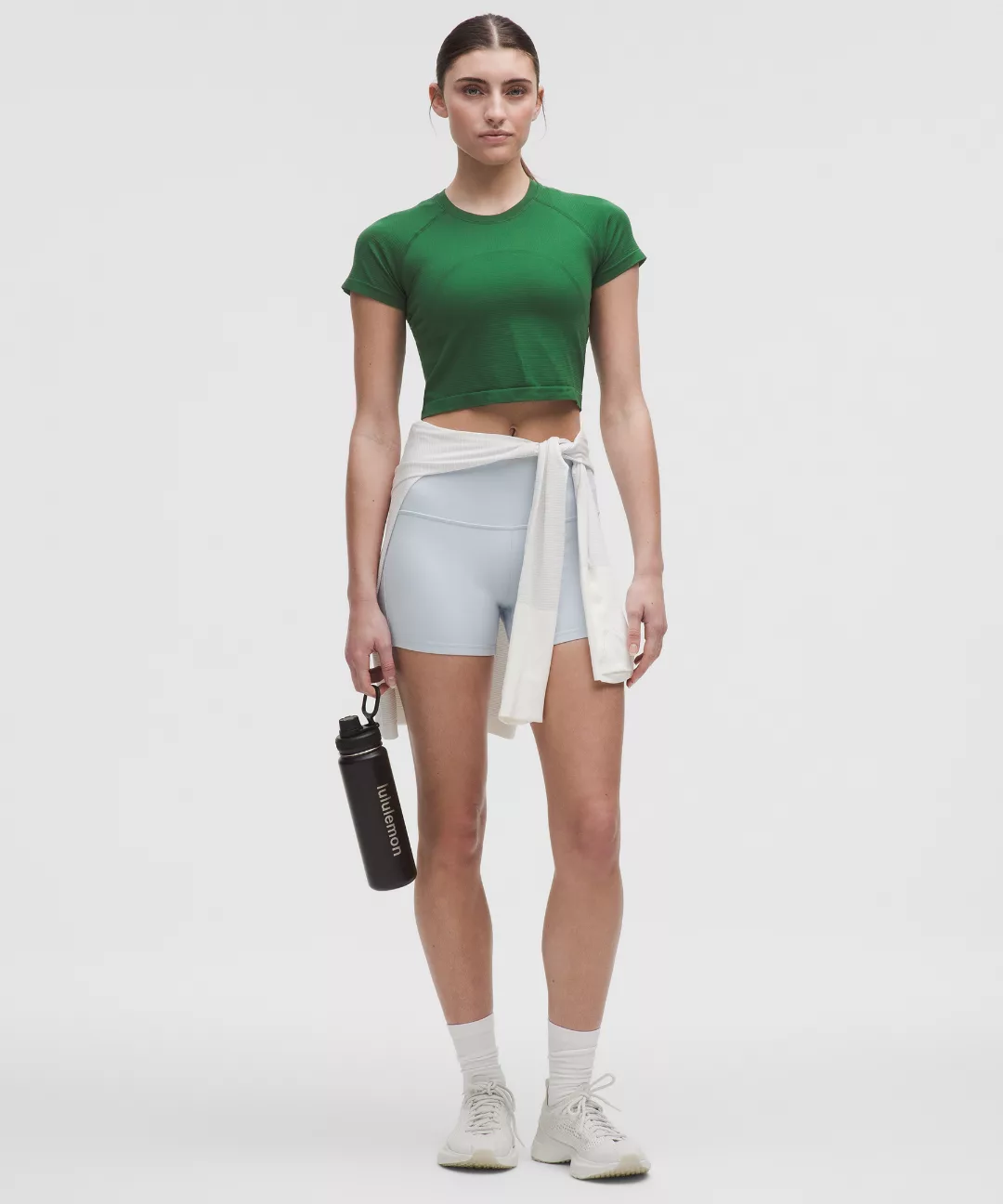 Swiftly Tech Cropped Short-Sleeve Shirt 2.0