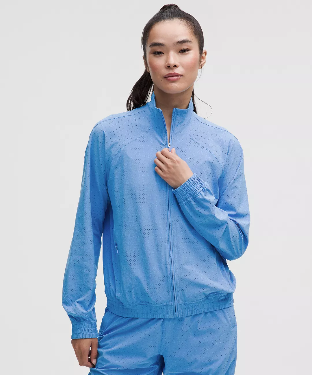 Adapted State Perforated Track Jacket