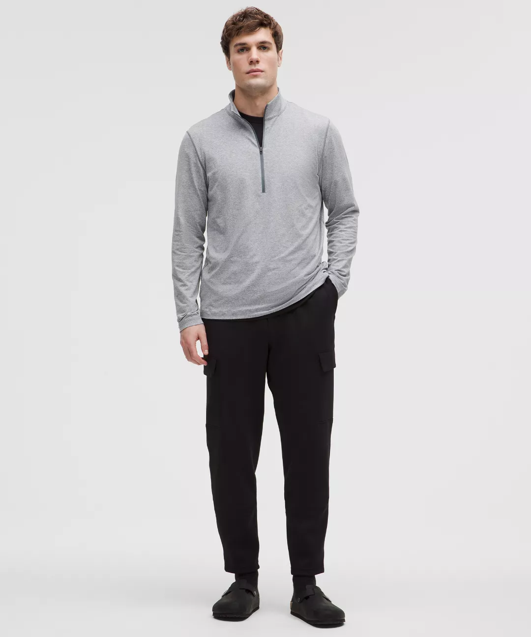 Soft Jersey Half Zip