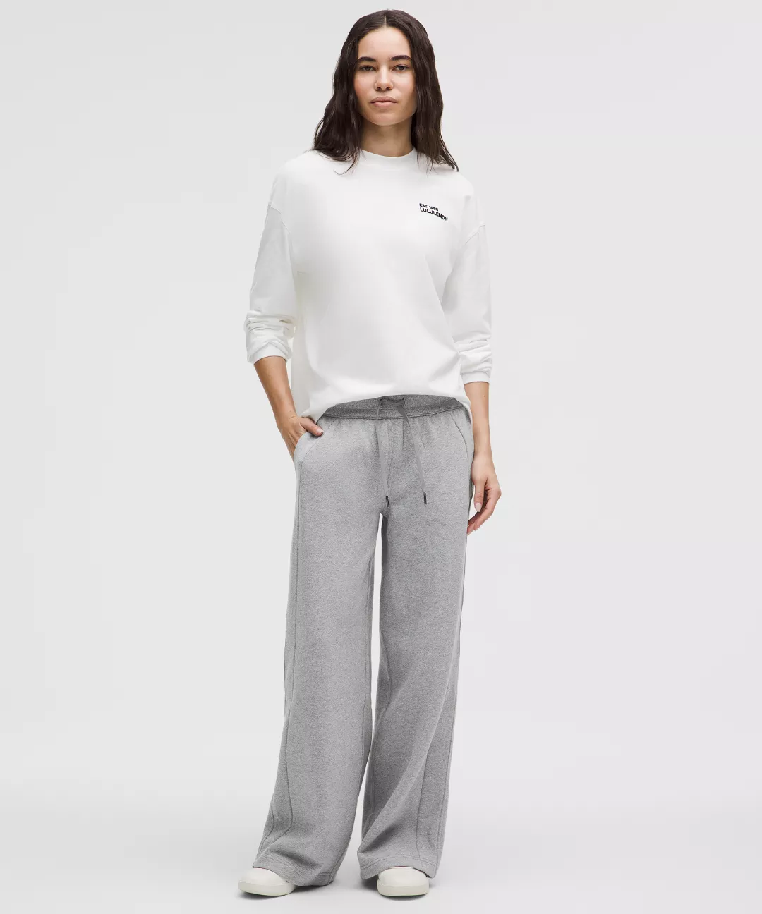 Scuba Mid-Rise Wide-Leg Pant *Regular