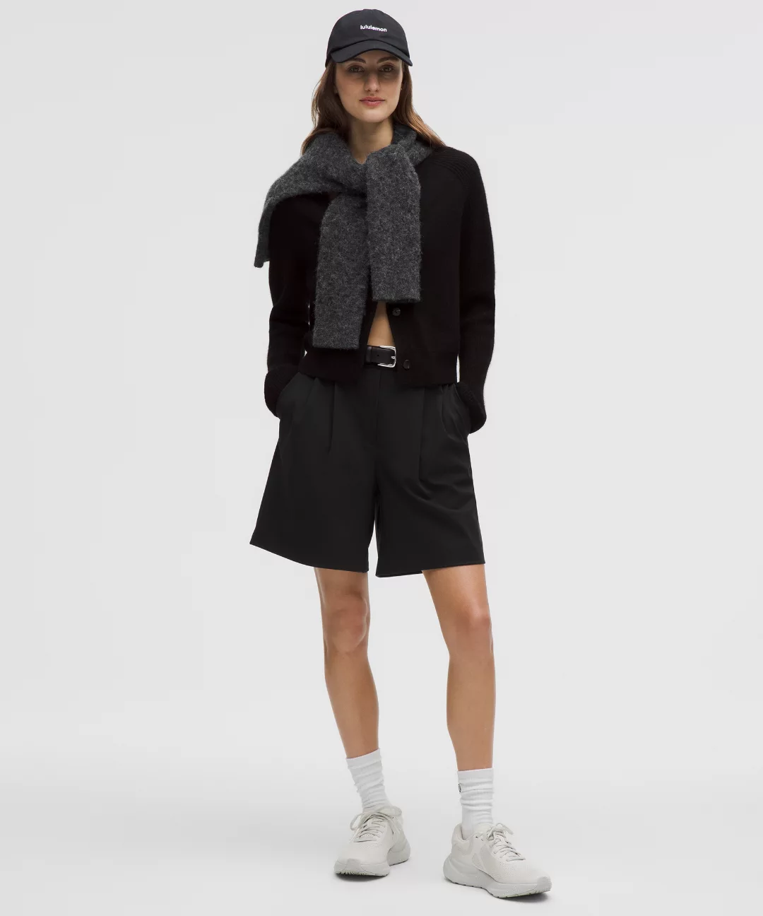 Daydrift Pleated High-Rise Short 7"