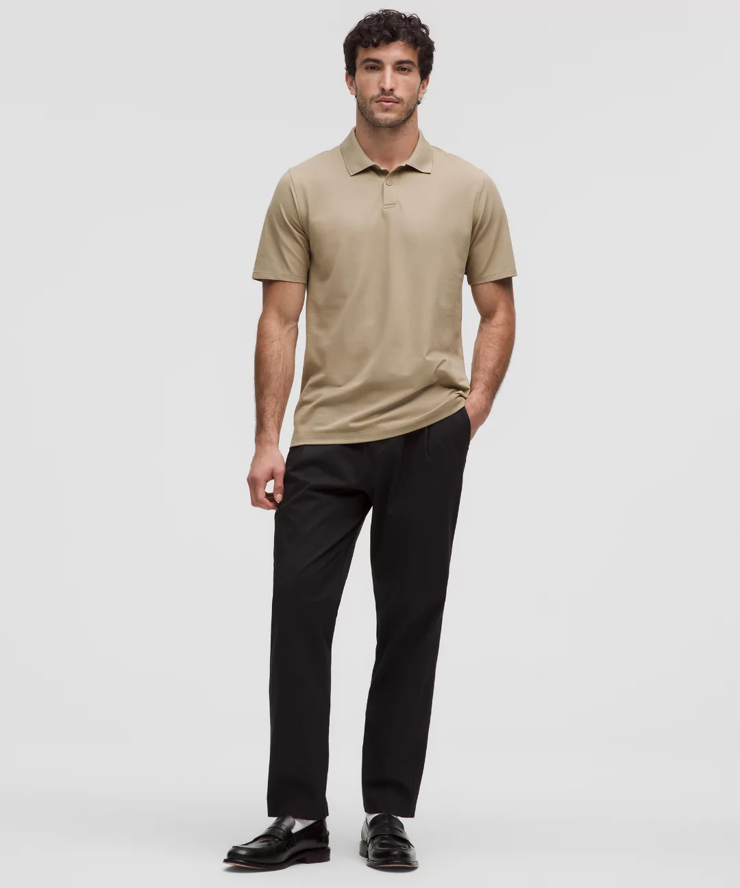 Pique Classic-Fit Short-Sleeve Polo Shirt