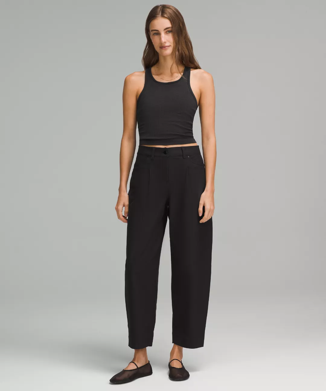 Ebb to Street Cropped Racerback Tank Top *Light Support, B/C Cup