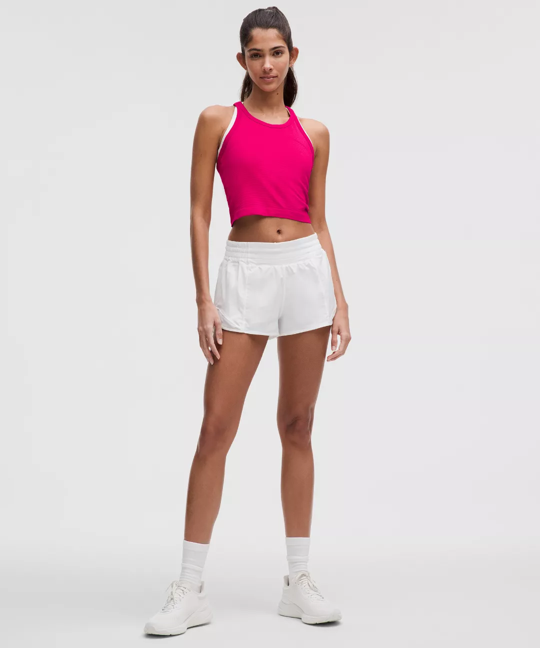 Swiftly Tech Cropped Racerback Tank Top 2.0