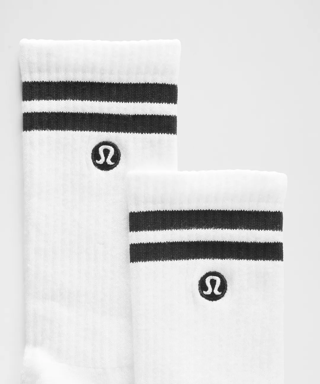 Unisex Daily Essential Crew Socks *Stripe