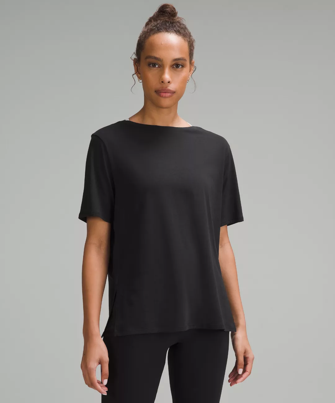 Relaxed-Fit Boatneck T-Shirt