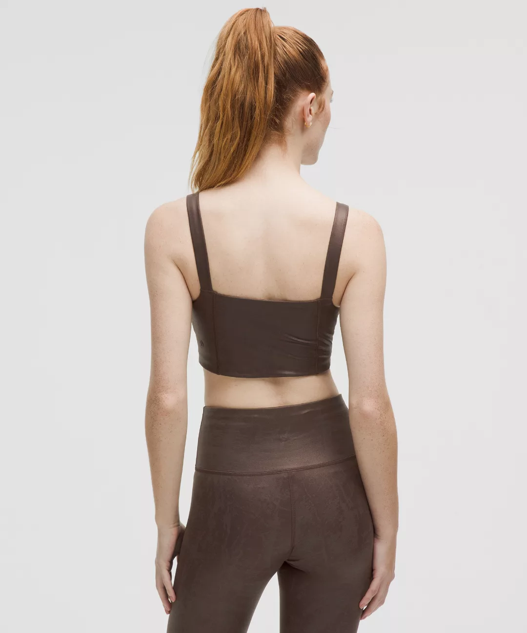 Everlux Longline Workout Bra Light Support, A/B Cup *Matte Foil