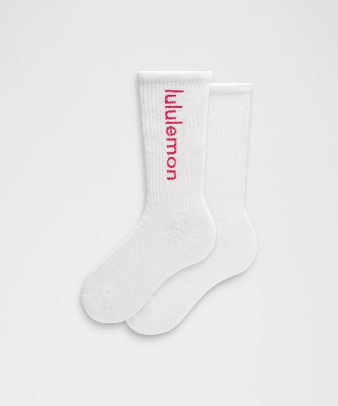 Unisex Daily Essential Crew Socks *Wordmark