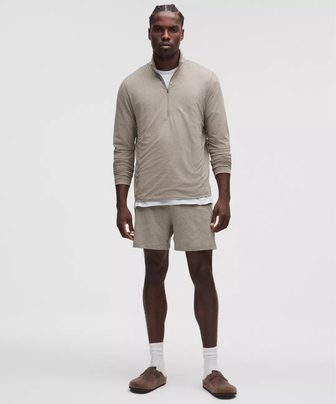 Soft Jersey Half Zip