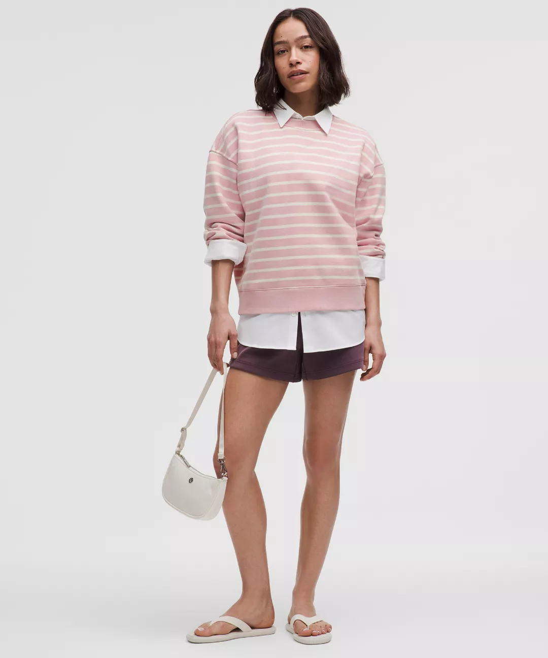 Perfectly Oversized Fleece Crewneck Pullover