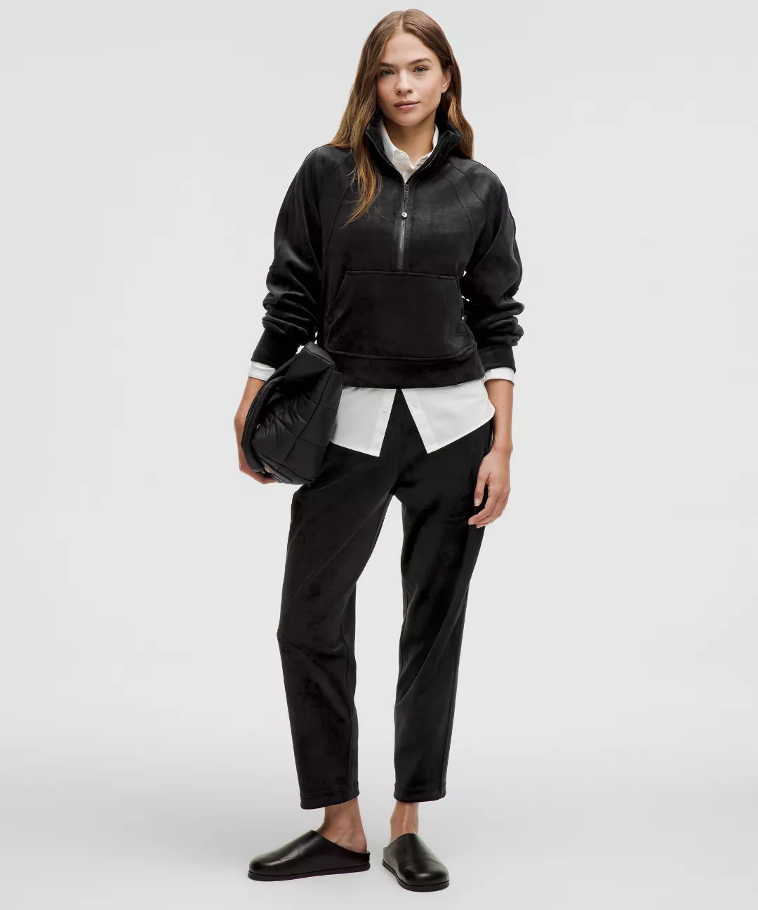 Scuba Straight-Leg Pant 7/8 Length *Velvet
