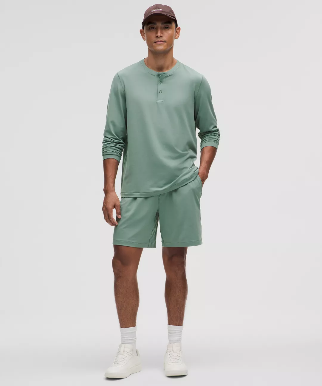 Soft Jersey Long-Sleeve Henley