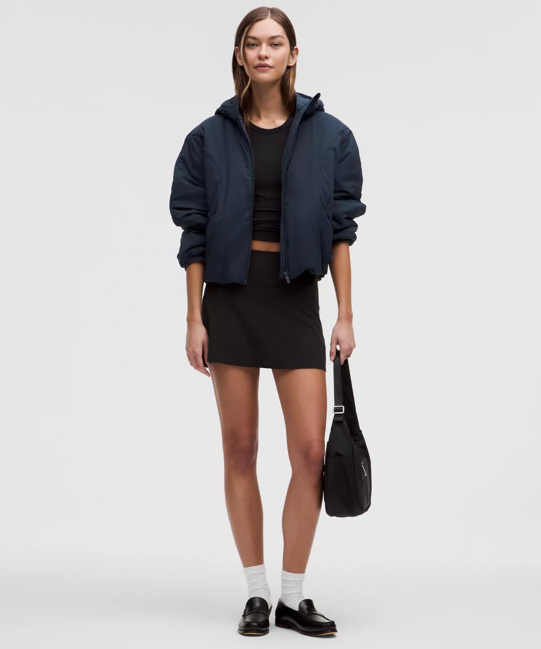 Water-Resistant Insulated Hooded Jacket
