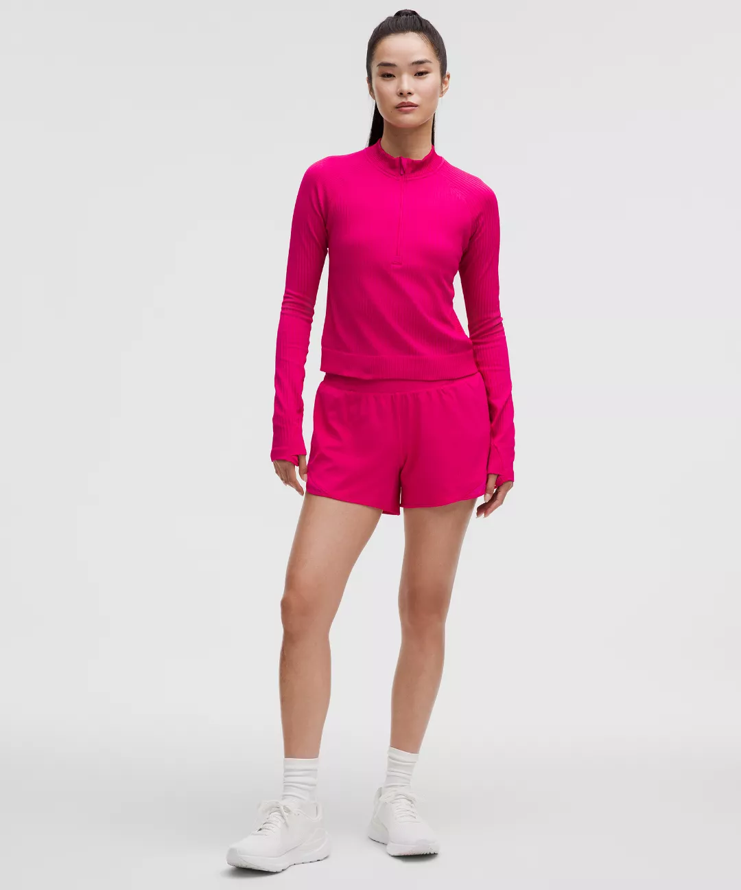 Rest Less Cropped Half Zip