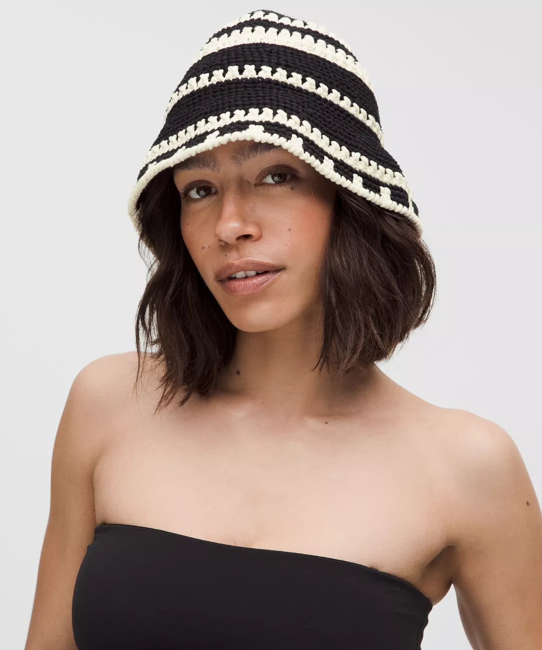 Cotton Crochet Bucket Hat
