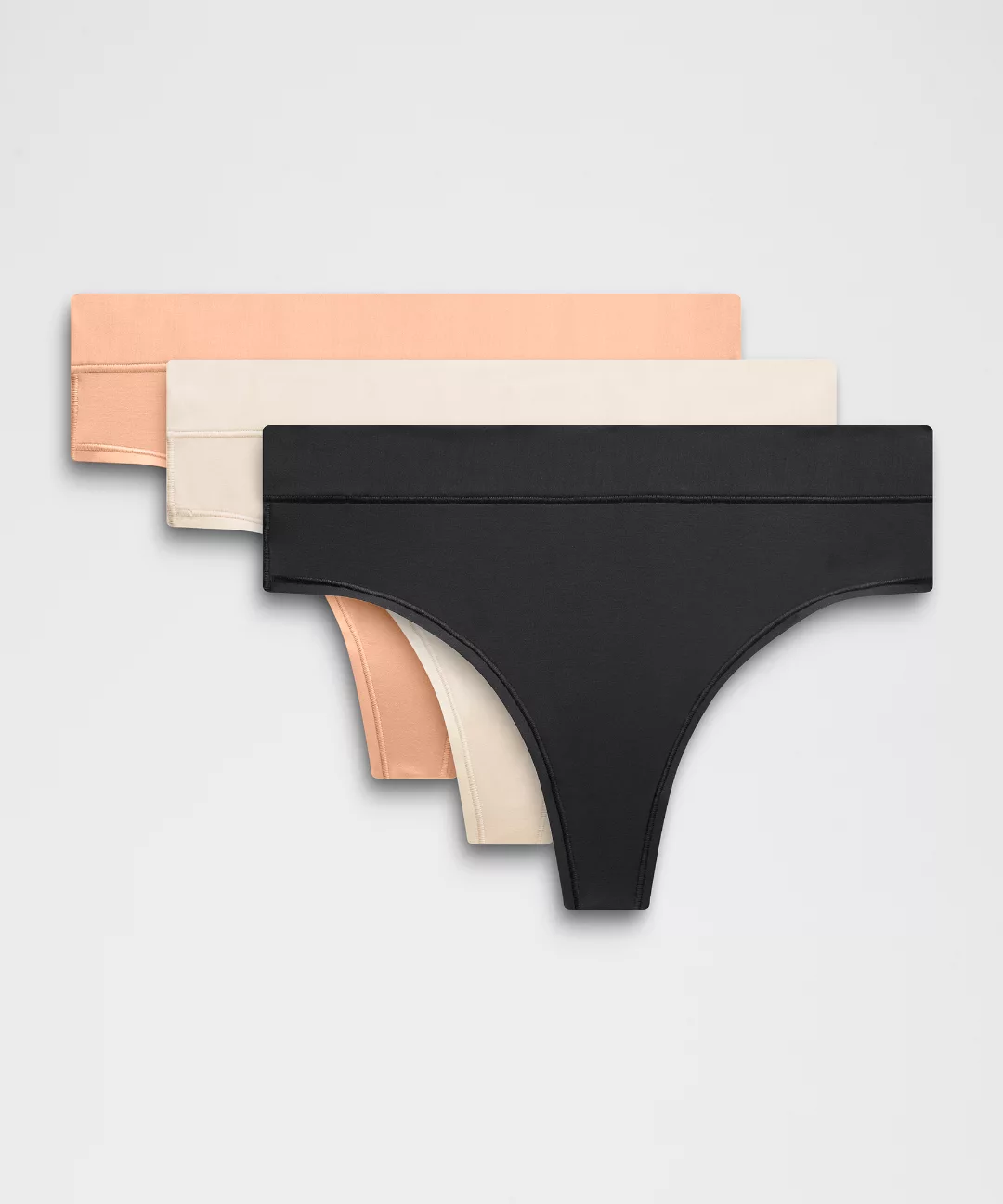 UnderEase High-Rise Thong Underwear *3 Pack