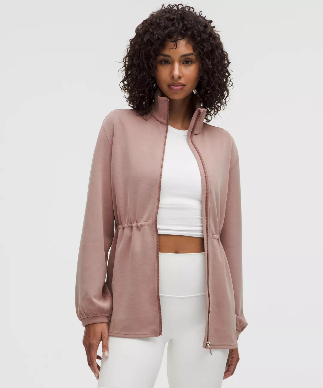 Softstreme Cinch-Waist Full-Zip Jacket