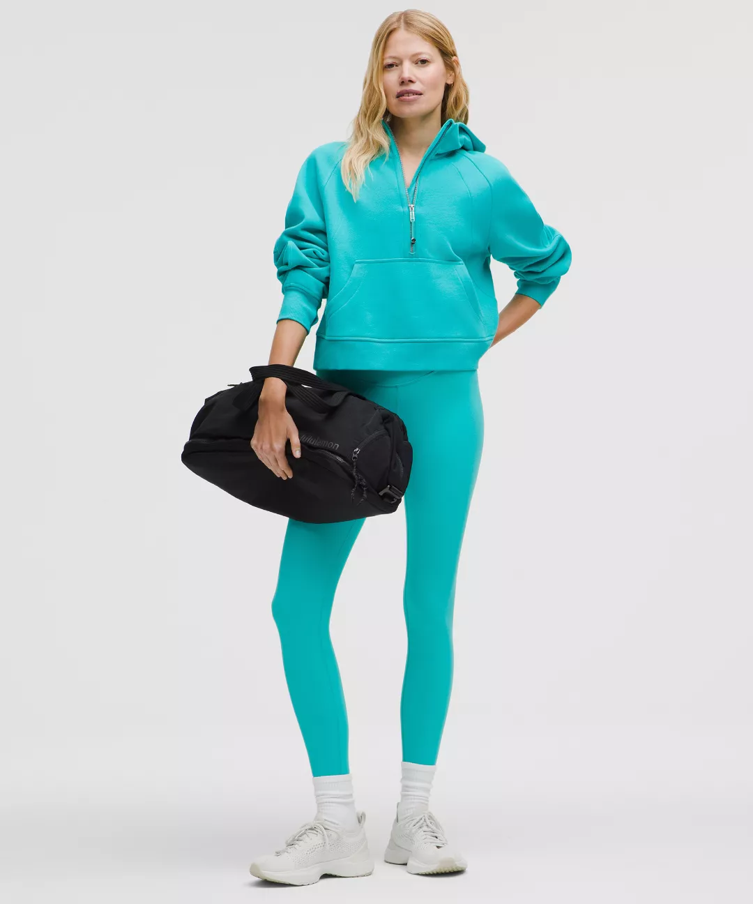 Scuba Oversized Half-Zip Hoodie