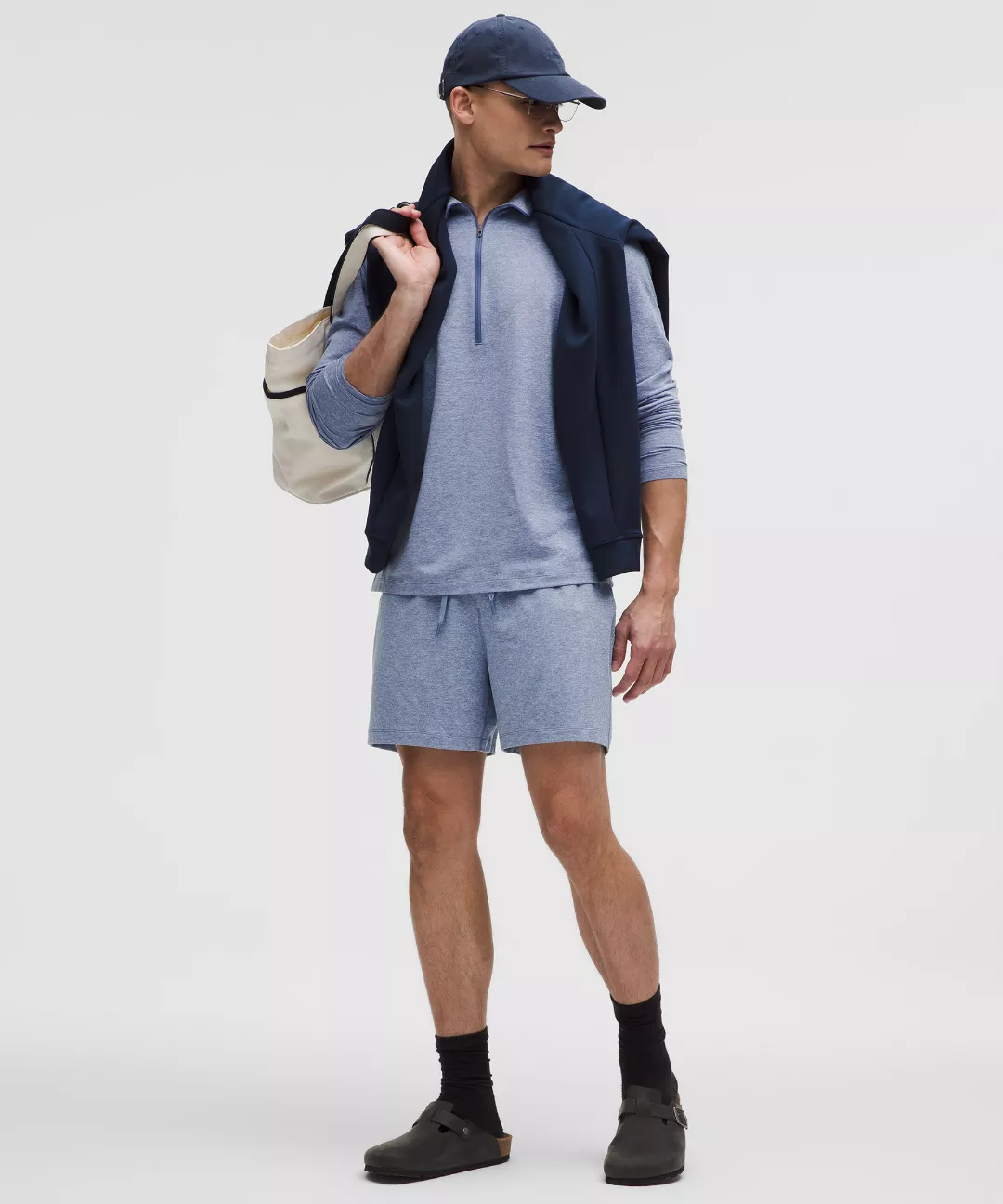 Soft Jersey Half Zip