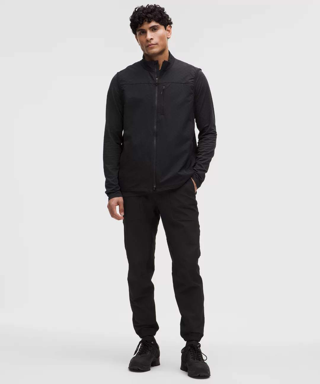 Water-Repellent Fleece Hiking Vest