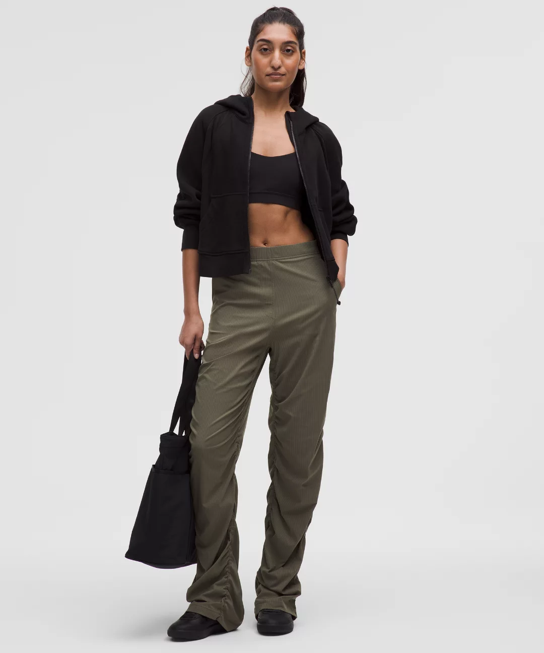 Dance Studio Slim-Fit High-Rise Flared Pant