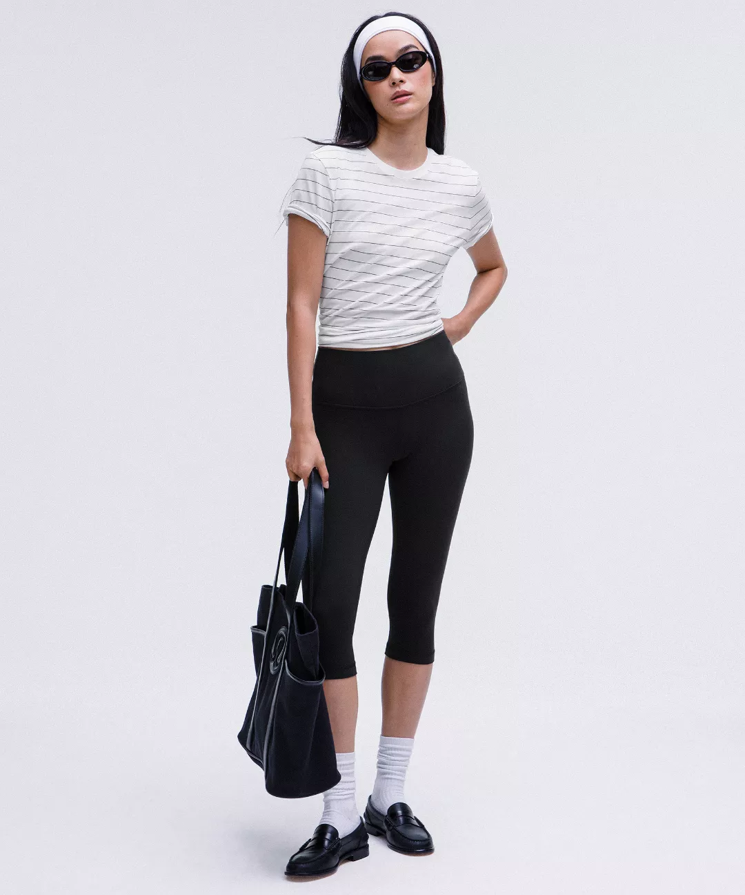 Love Curved-Hem Crewneck T-Shirt