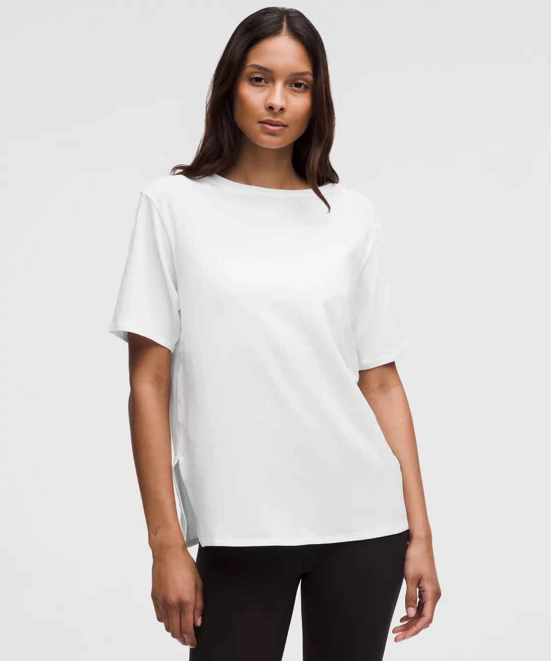 Relaxed-Fit Boatneck T-Shirt