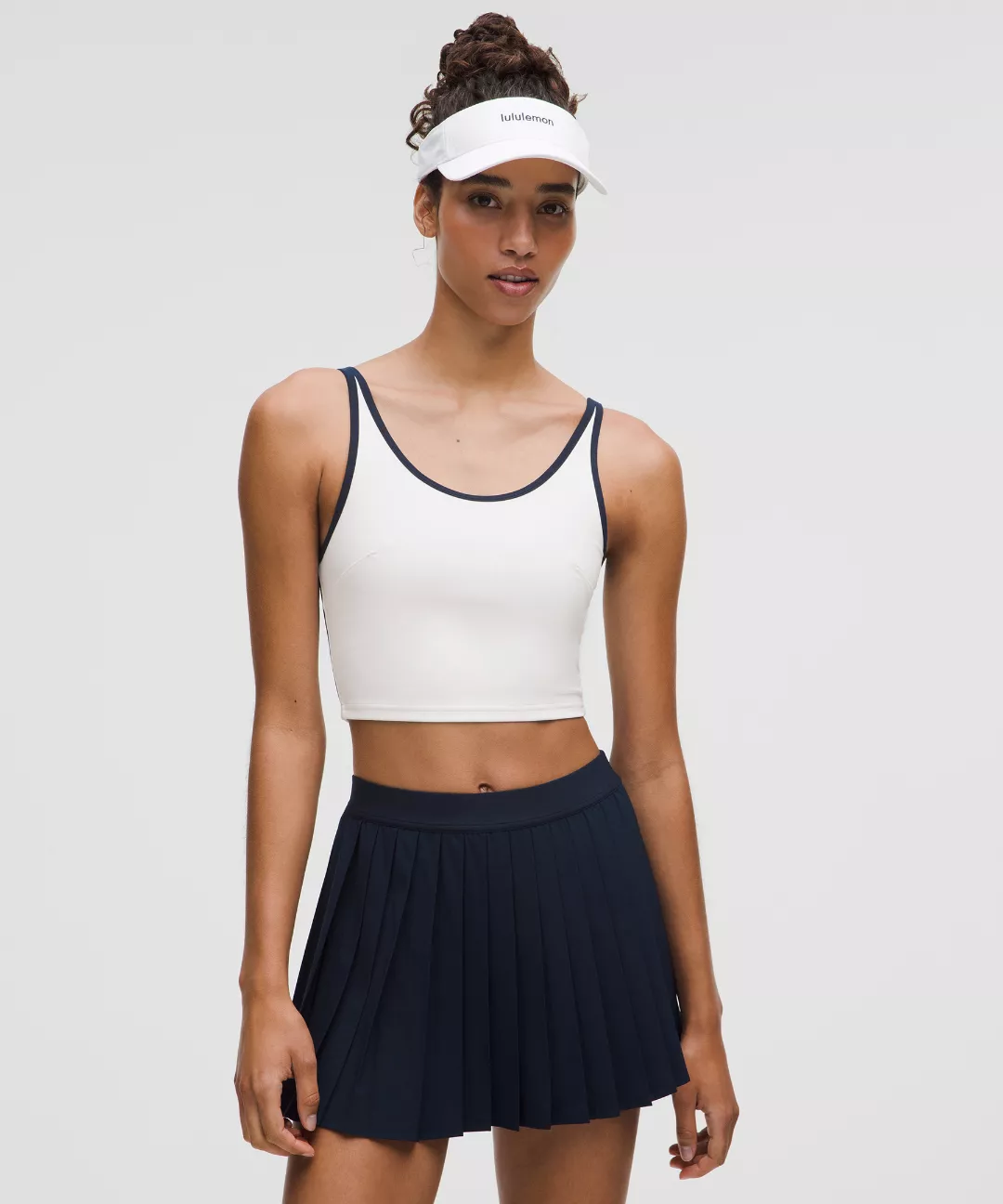 Scoop-Neck Cutout Tennis Tank Top *Medium Support, B/C Cup
