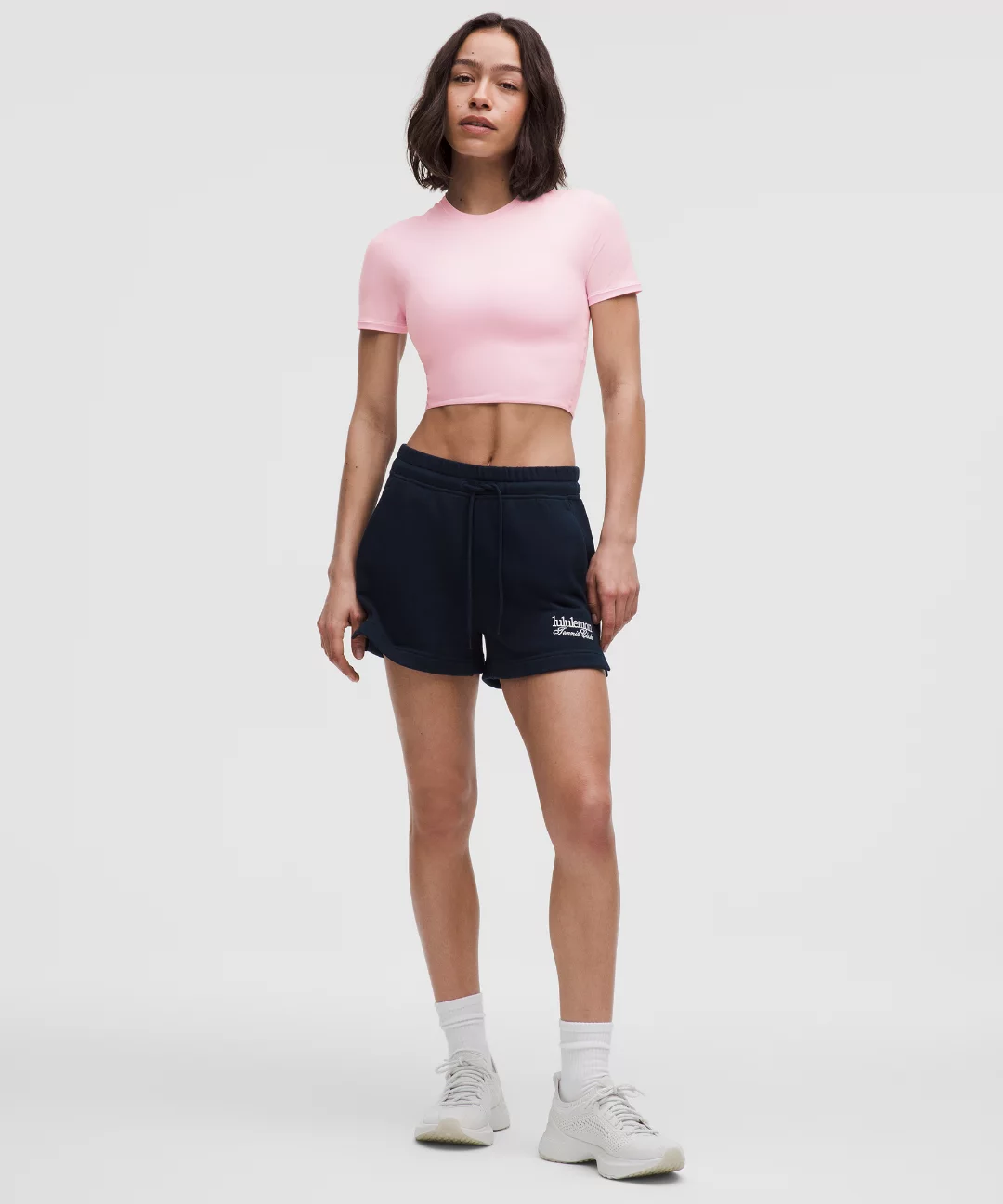 Wundermost Ultra-Soft Nulu Crewneck Cropped T-Shirt