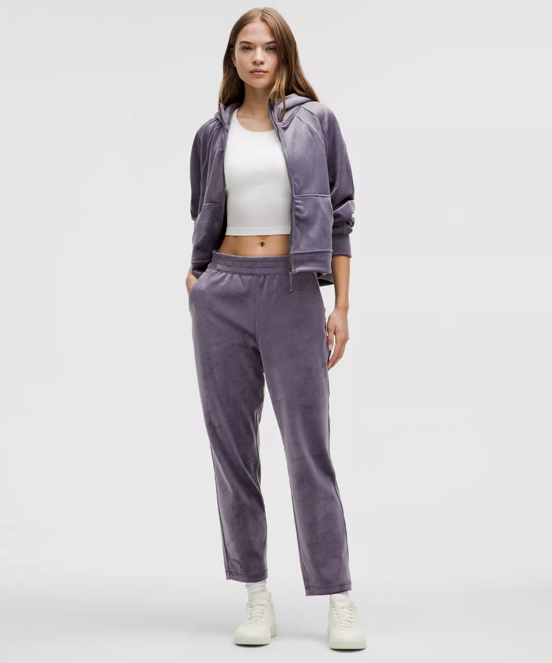Scuba Straight-Leg Pant 7/8 Length *Velvet