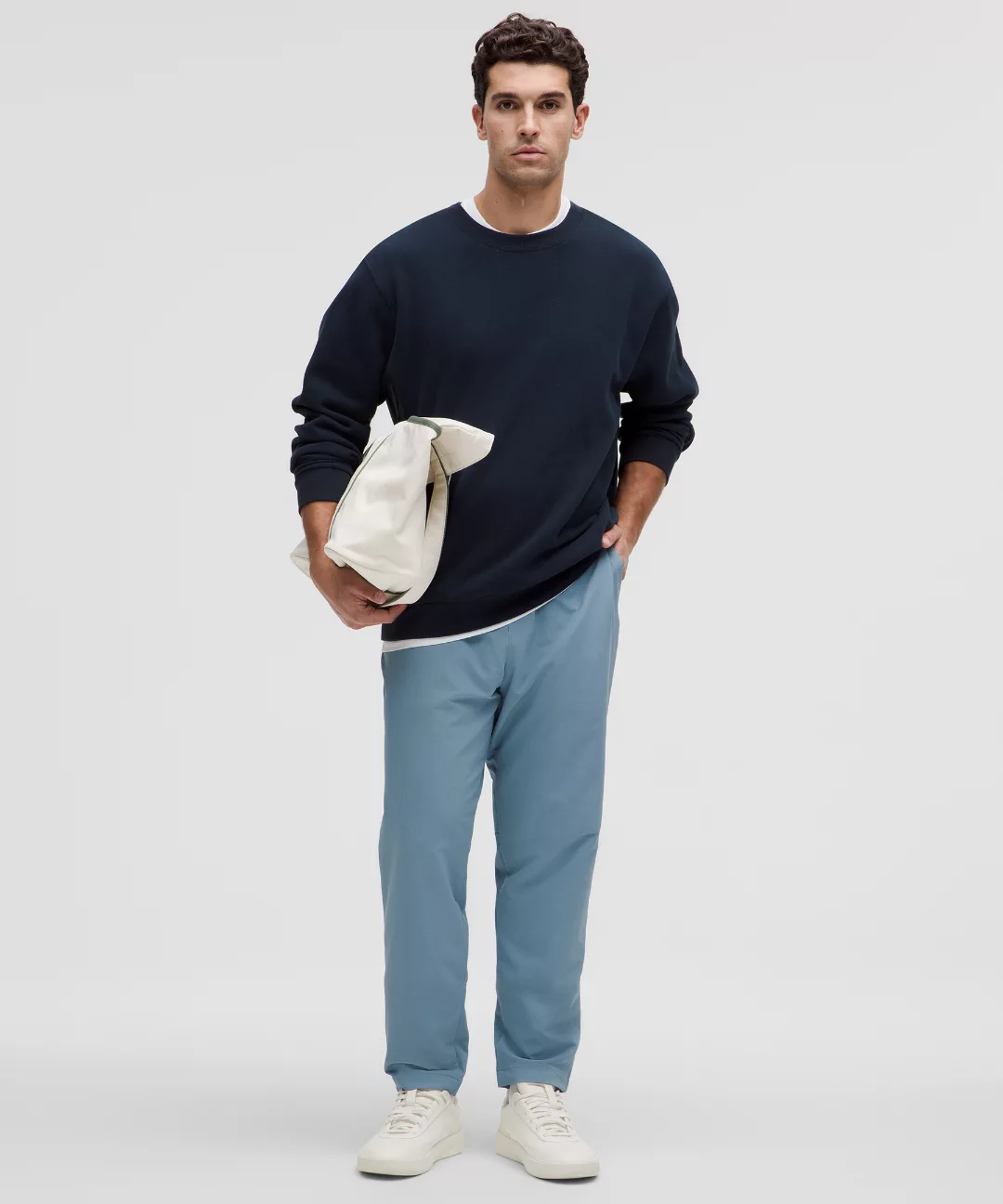 New Venture Classic-Tapered Fit Pique Trouser *Regular