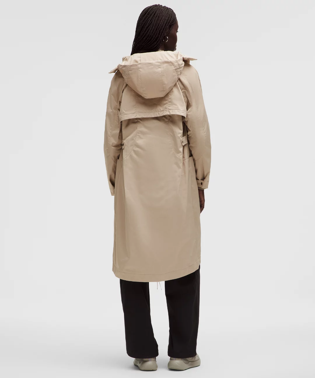 Taffeta Removable-Hood Long Jacket *SLNSH Collection