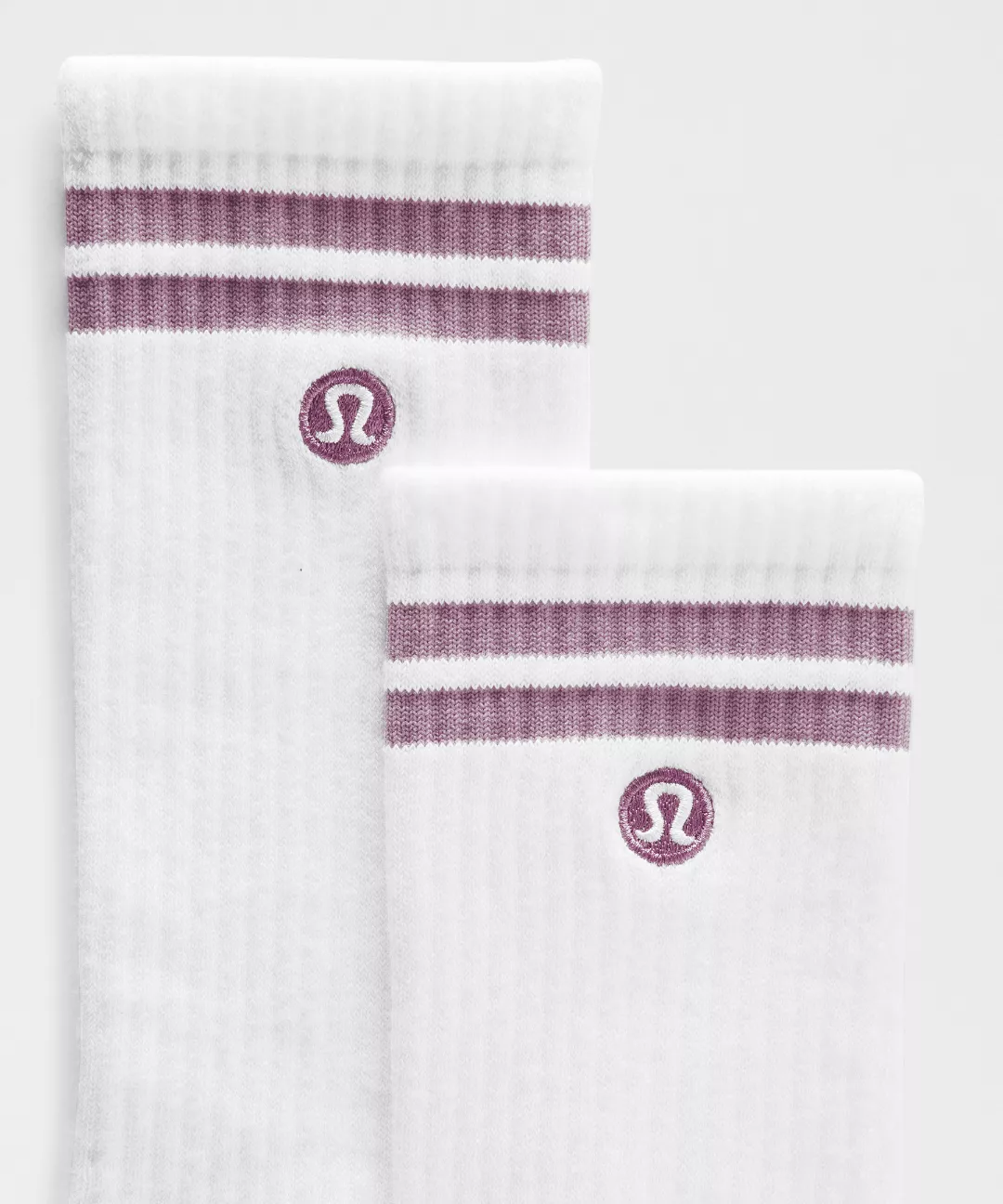 Unisex Daily Essential Crew Socks *Stripe