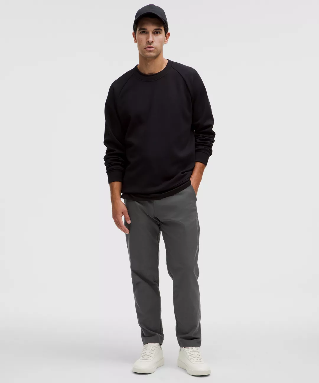 Slim-Tapered Smooth Twill Trouser *Cropped