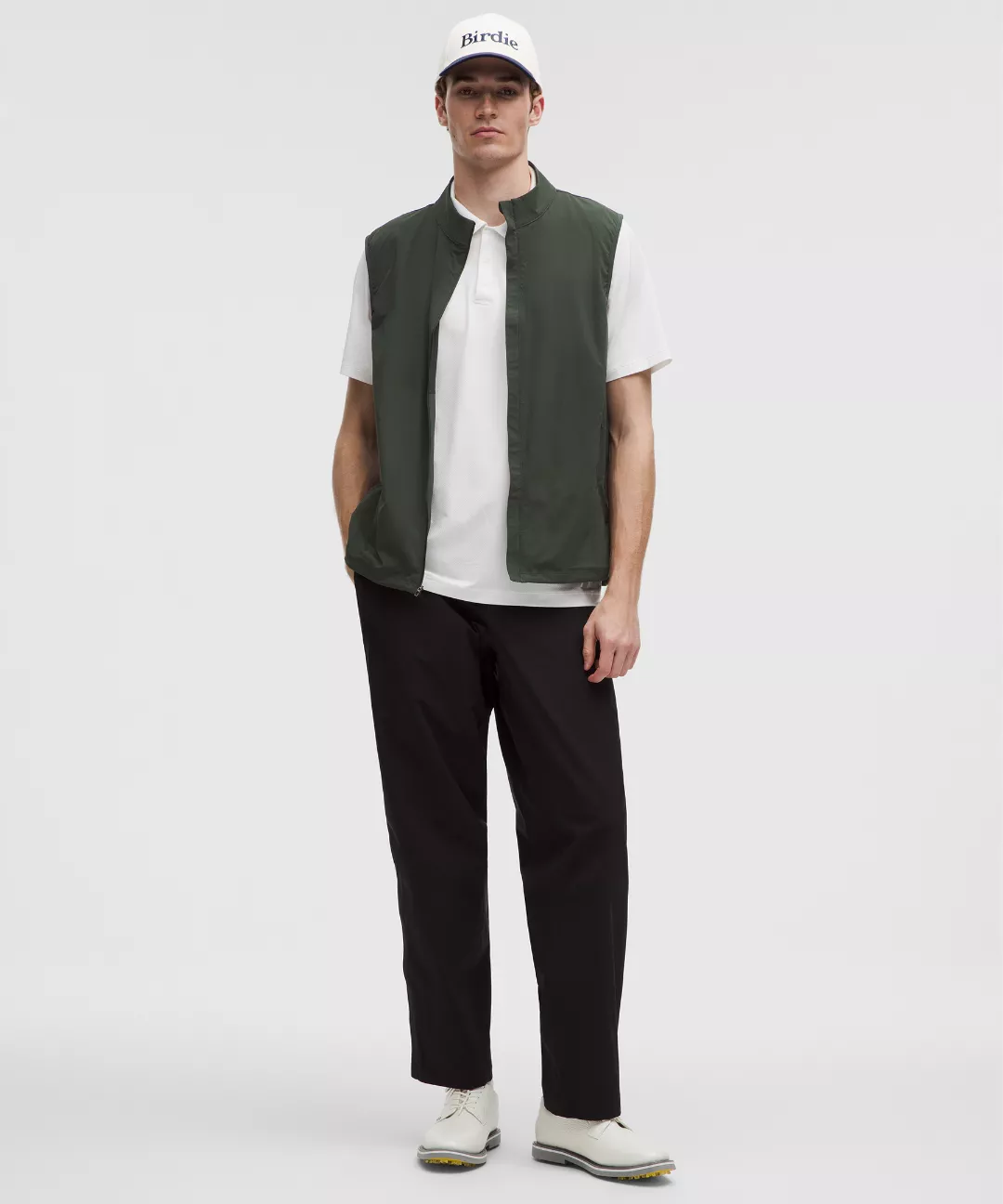 Windproof Full-Zip Golf Vest