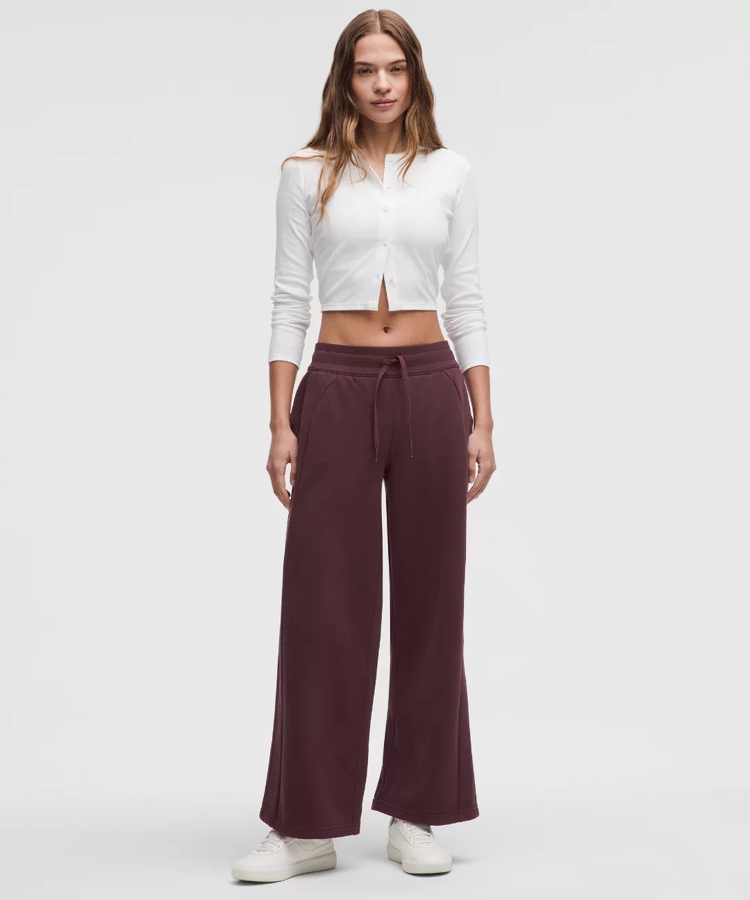 Scuba Mid-Rise Wide-Leg Pant *Short