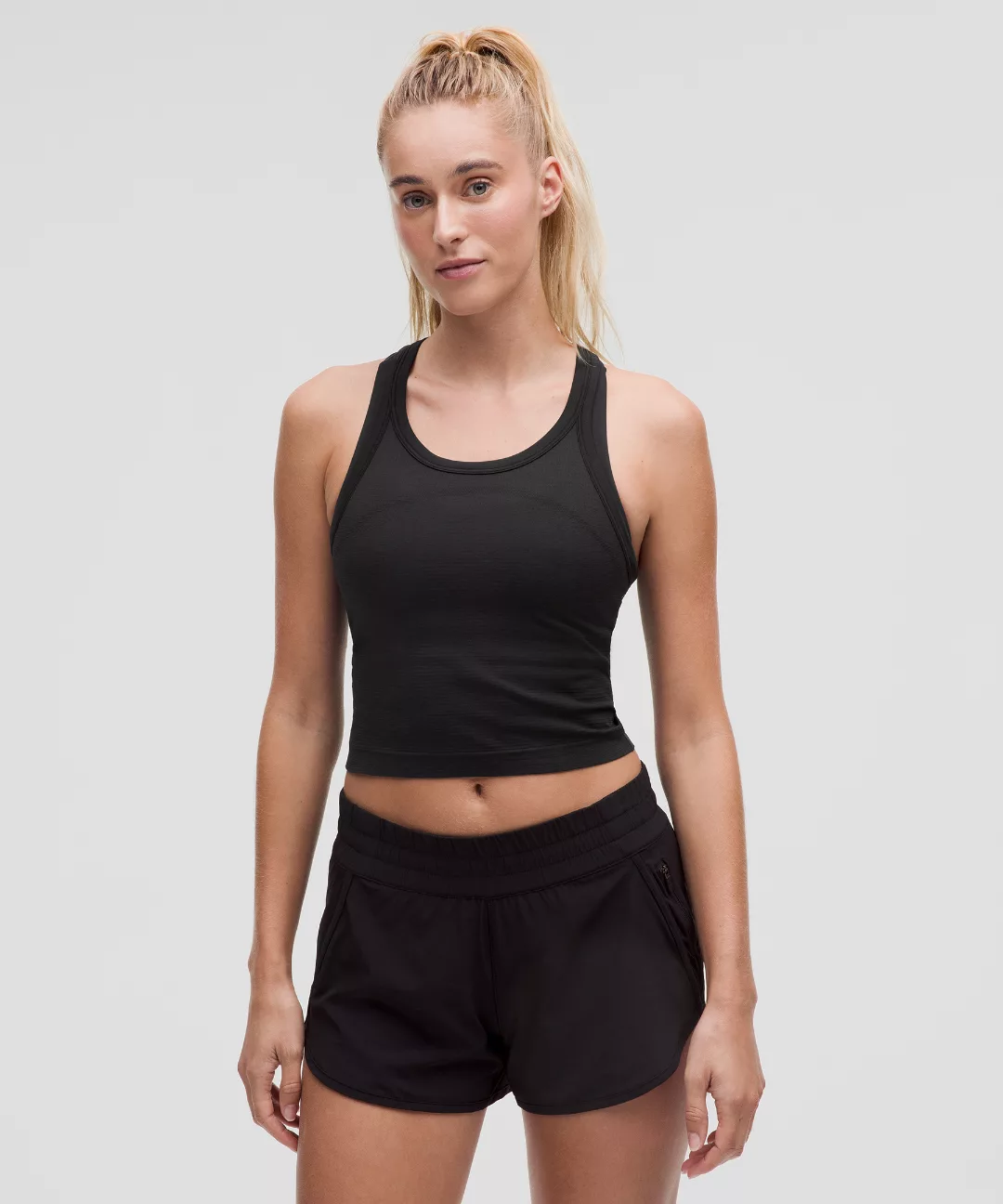 Swiftly Tech Cropped Racerback Tank Top 2.0