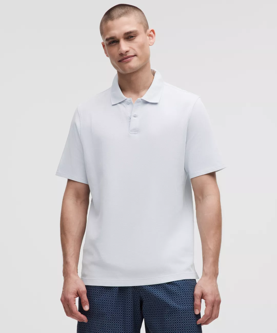 Cotton Pique Short-Sleeve Polo Shirt