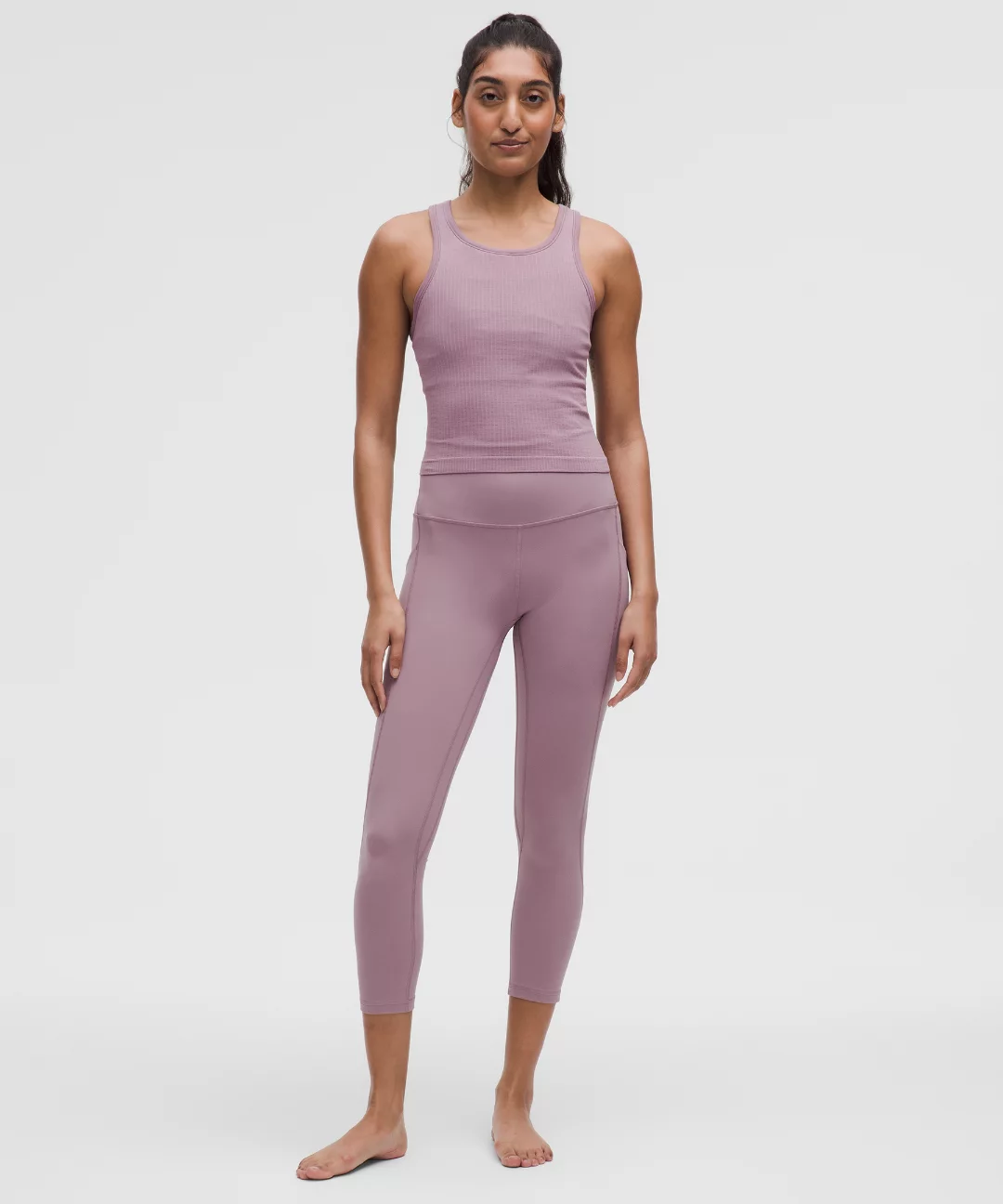 Ebb to Street Cropped Racerback Tank Top *Light Support, B/C Cup