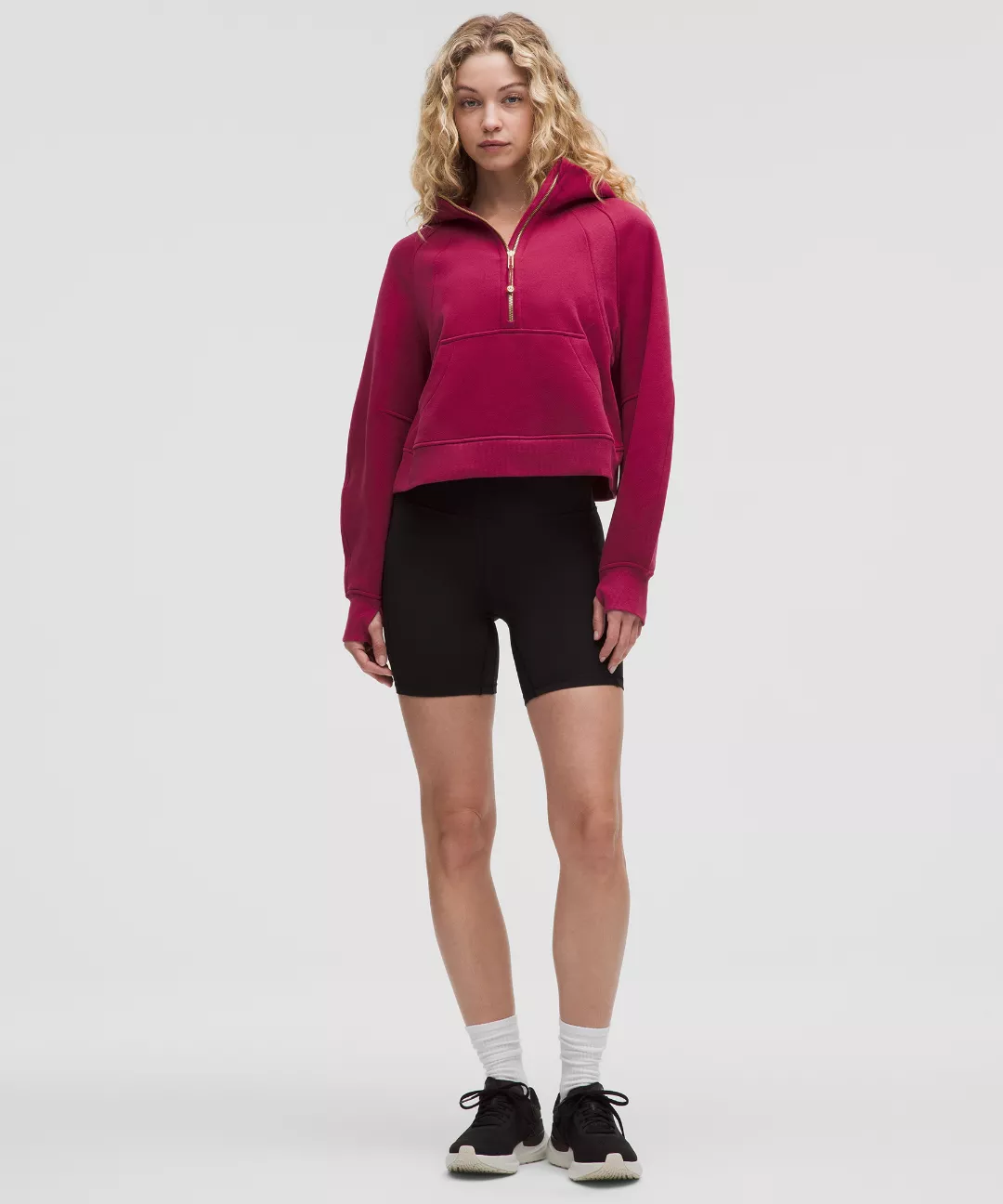 Scuba Oversized Half-Zip Hoodie