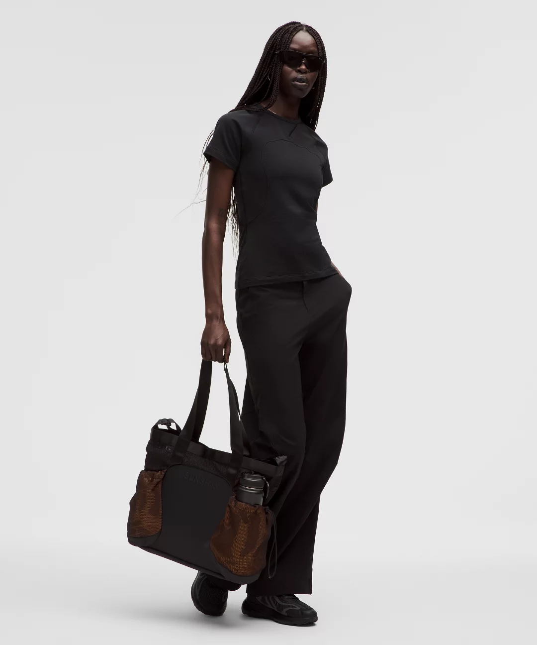 Multi-Pocket Side-Cinch Tote Bag 19.5L *SLNSH Collection