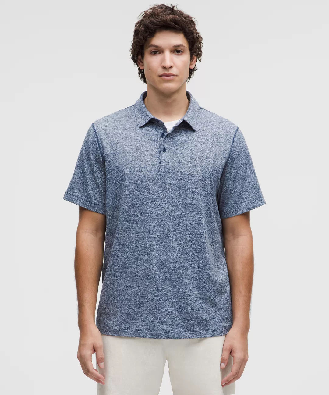 Soft Jersey Short-Sleeve Polo Shirt