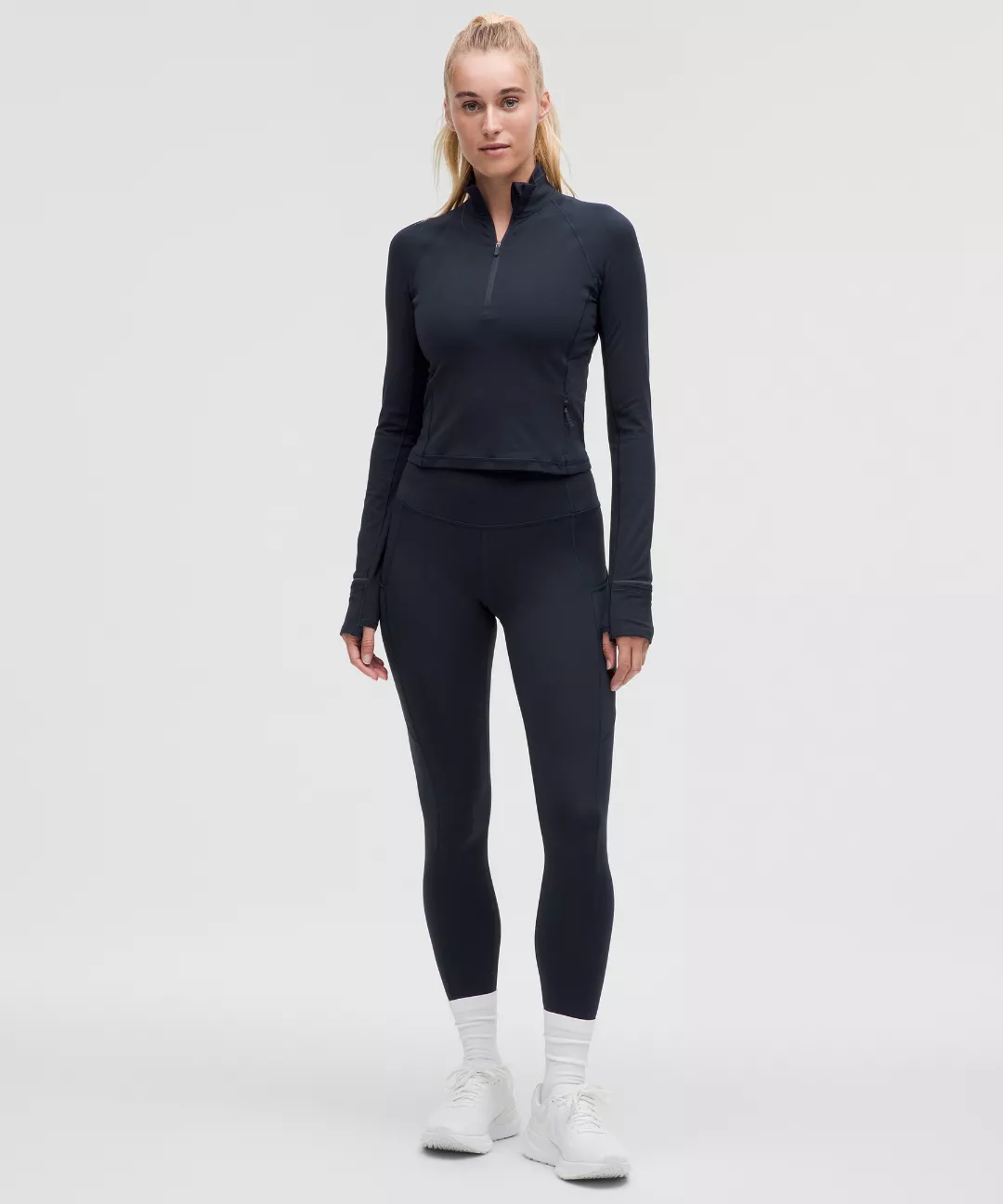 It's Rulu Cropped Half Zip *Updated
