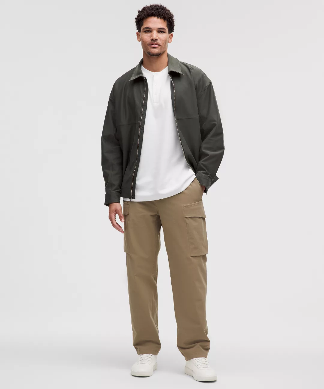 Heavyweight Cotton Textured Henley