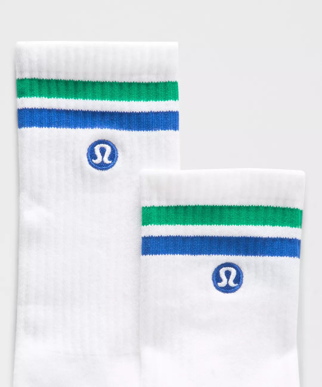 Unisex Daily Essential Crew Socks *Stripe